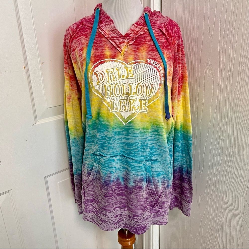 Dale Hollow Lake Toe Dye Hoodie E4
